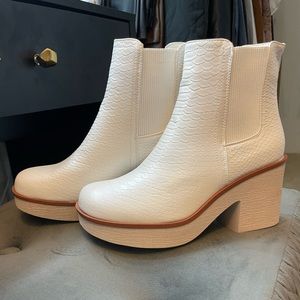 White Pierre Dumas Booties